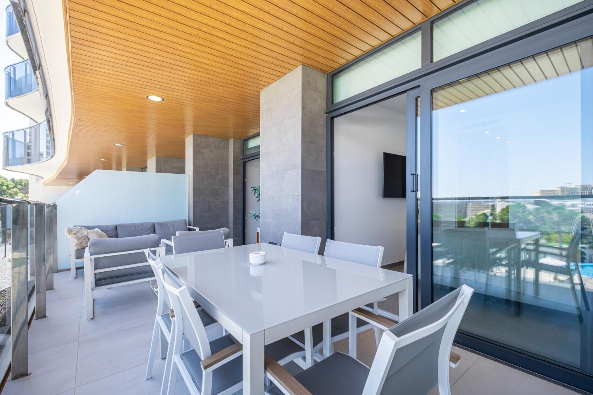 Ferienwohnung Sunset Waves Siesta Benidorm Exterior foto