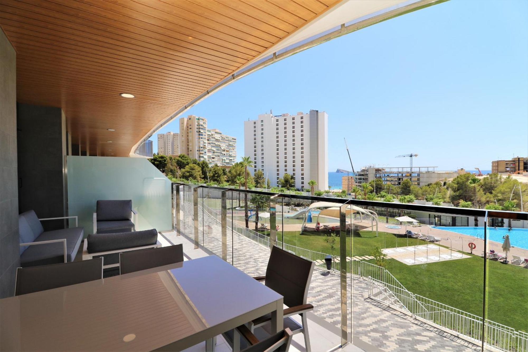 Ferienwohnung Sunset Waves Siesta Benidorm Exterior foto